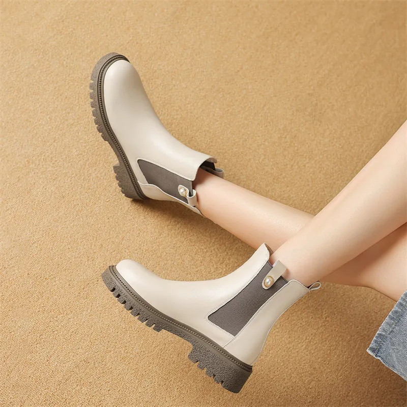 JOSINY Short Chelsea Boots 4cm Women's-8