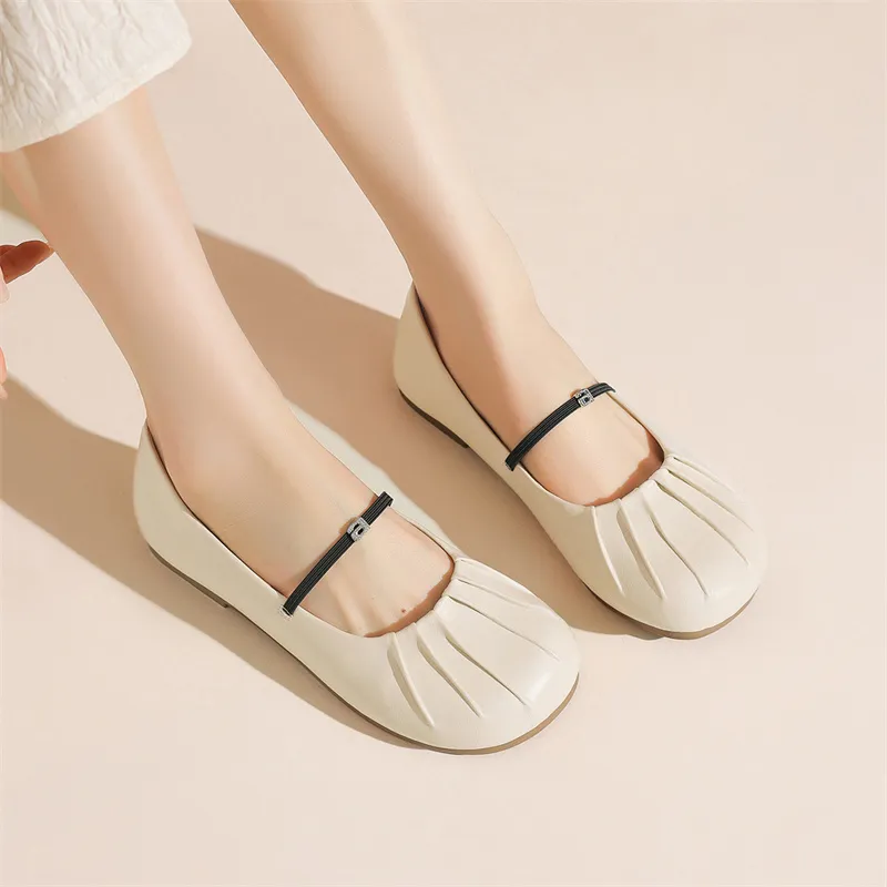 JOSINY Women's Casual Shoes Women's Ecru/Yellow-4