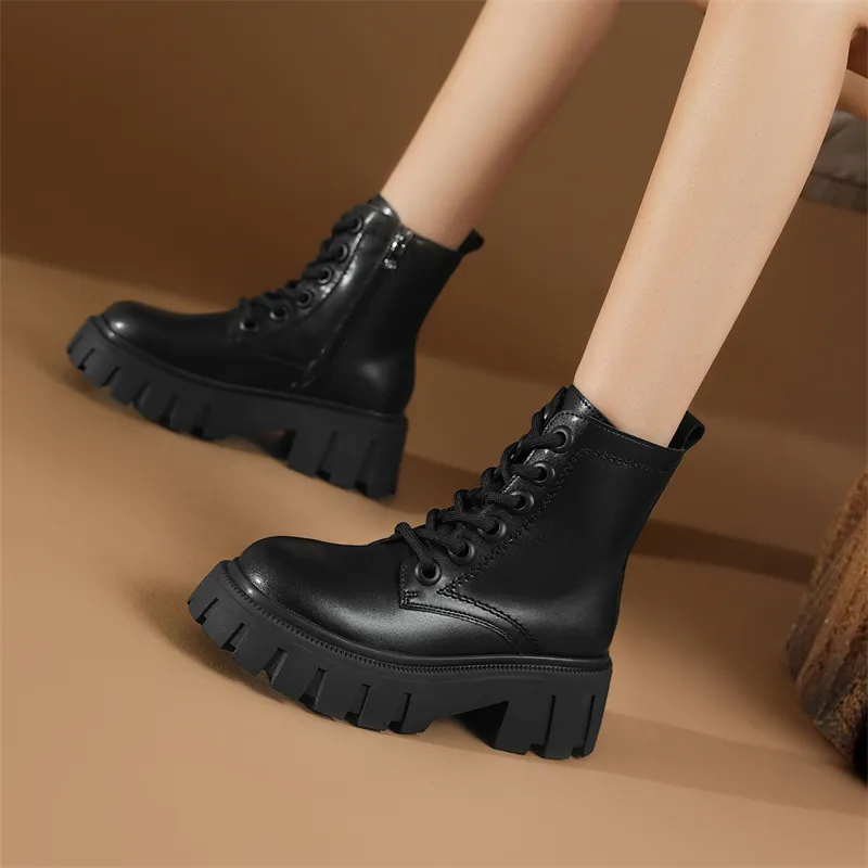 JOSINY Ankle Boots 6.5CM Women's Black-5