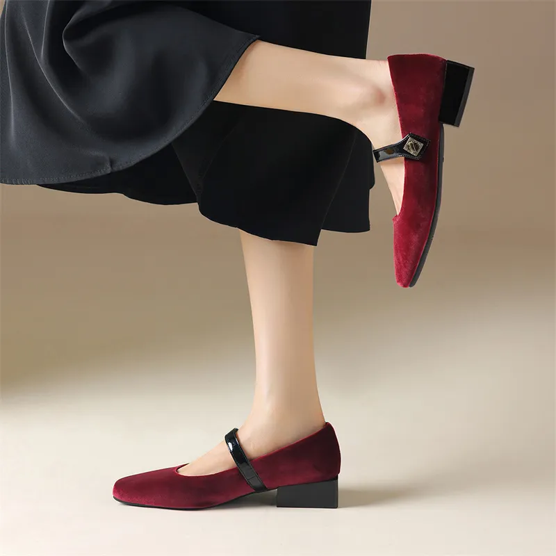 JOSINY High Heels Women's Black/Red/Ecru-20