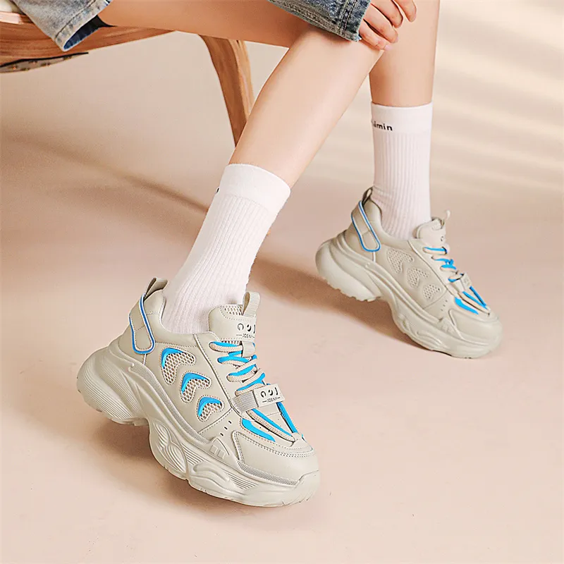 JOSINY Low-Top Chunky Sneakers 7cm Women's-3
