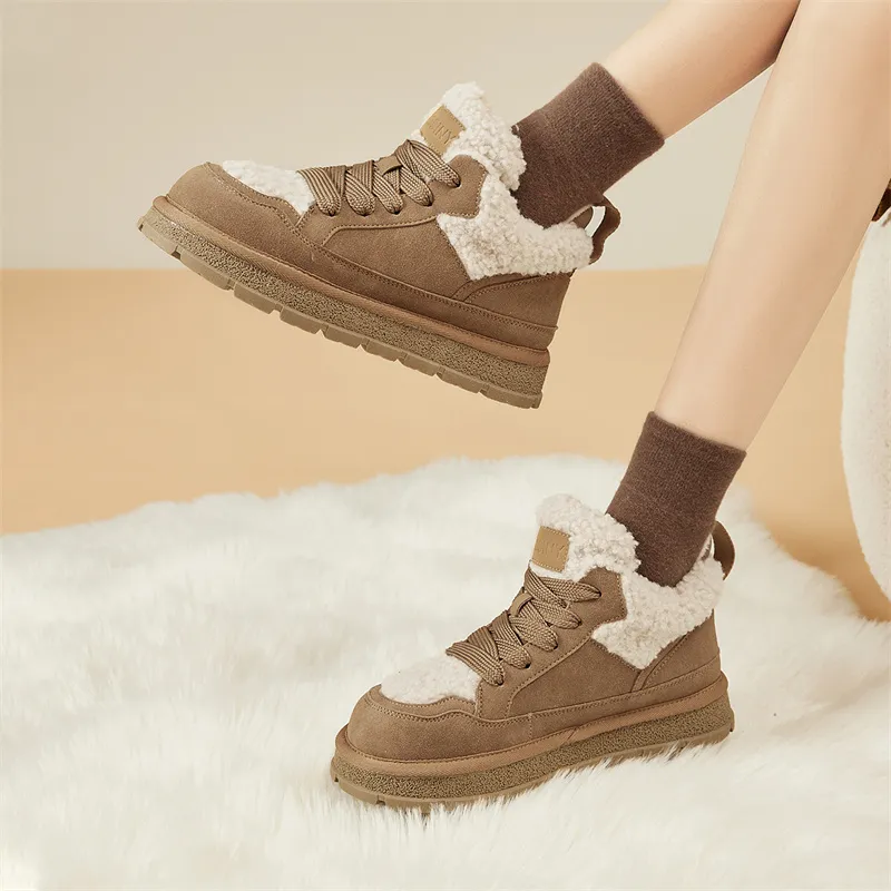 JOSINY Warm Ankle-Length Snow Boots Women's-2