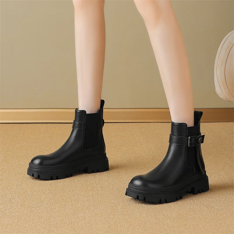 JOSINY Short Chelsea Boots 5.5cm Women's-3