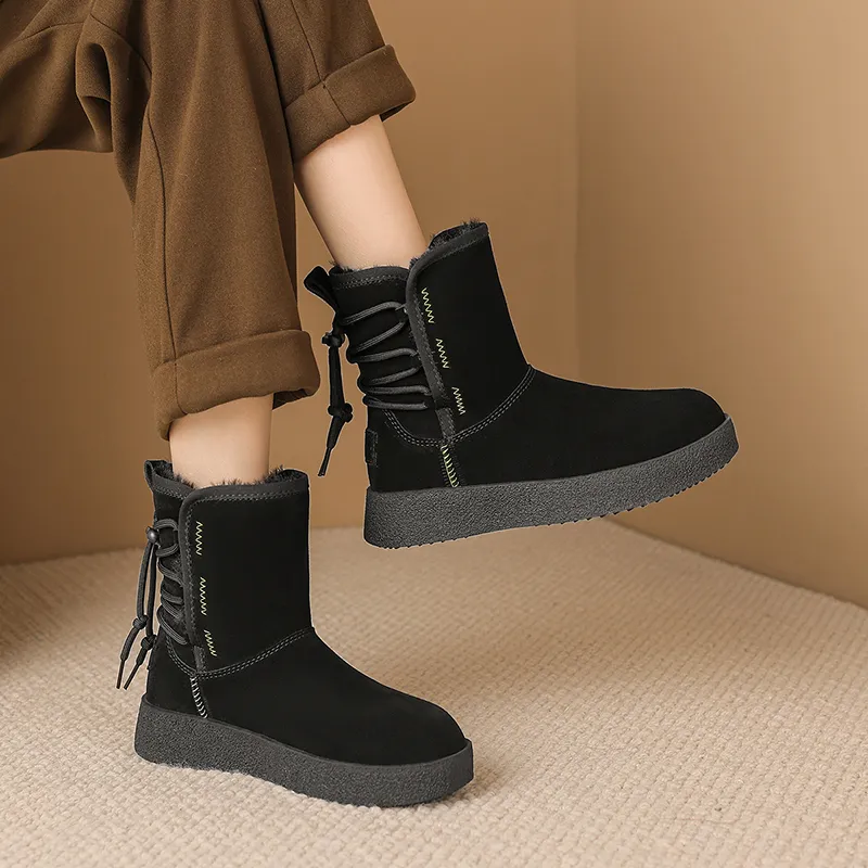 JOSINY Thermal Short Snow Boots Women's-3