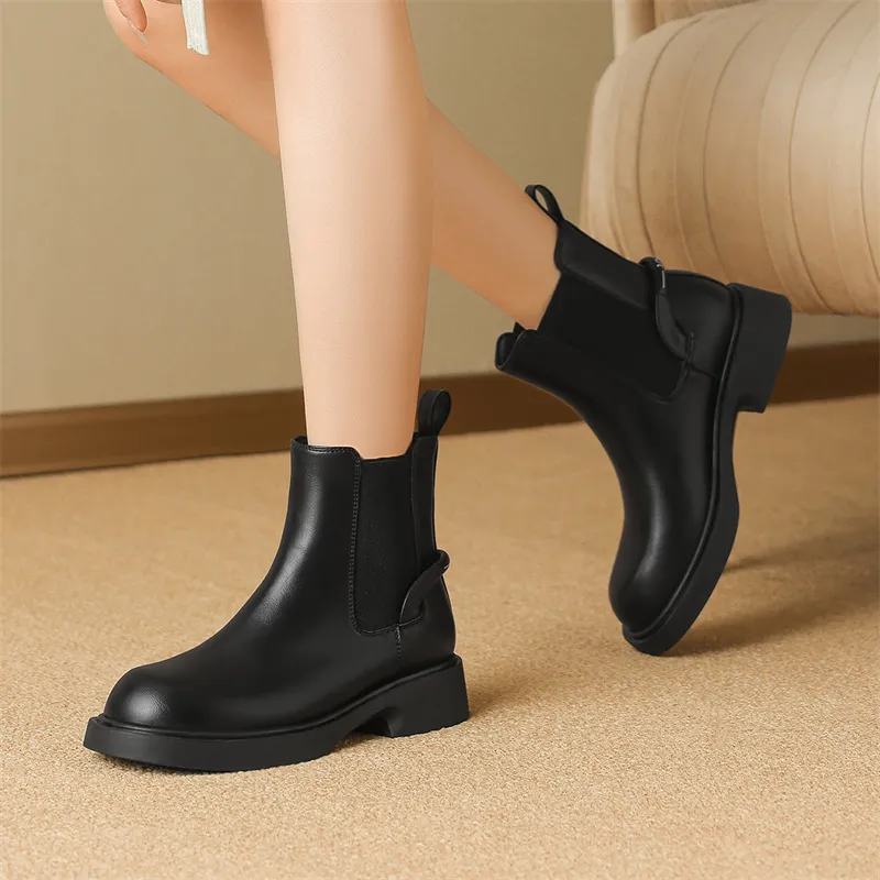 JOSINY Short Chelsea Boots 4cm Women's-2
