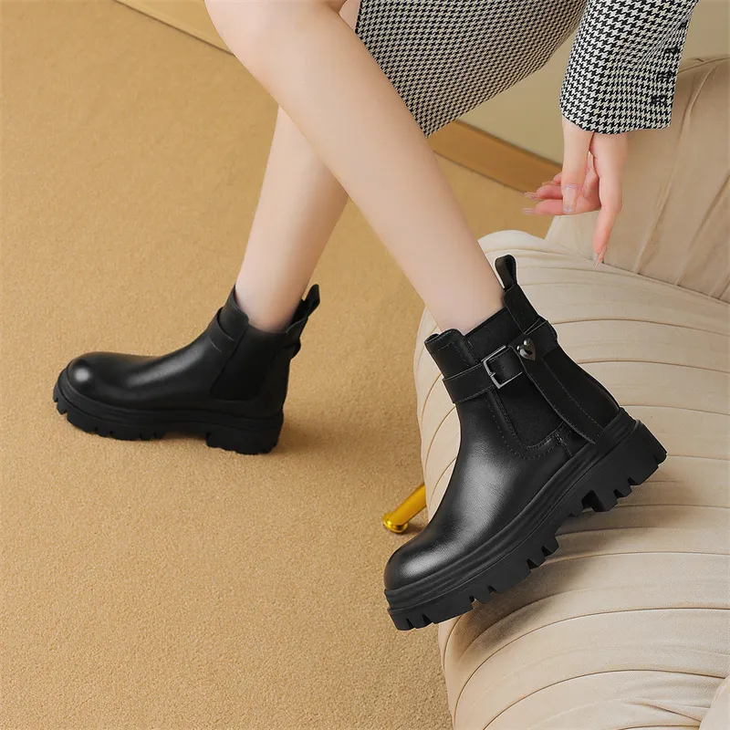 JOSINY Short Chelsea Boots 5.5cm Women's-1