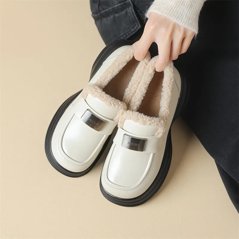 JOSINY Loafers 6CM Women's Ecru-6