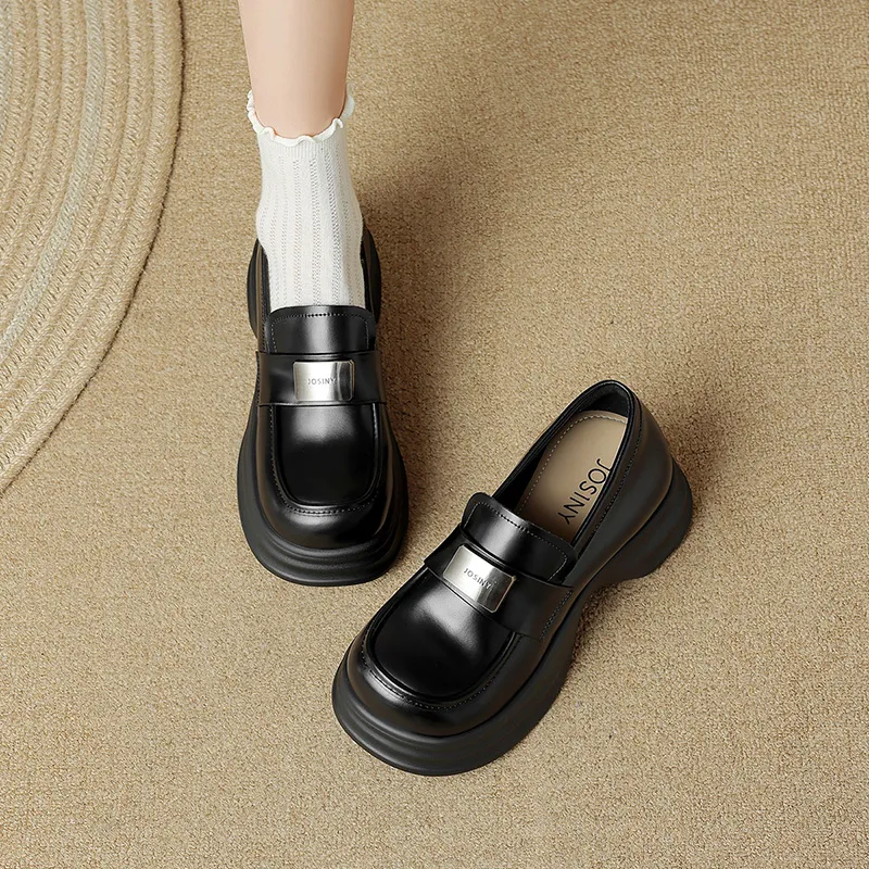 JOSINY Loafers Women's Black/Ecru-2