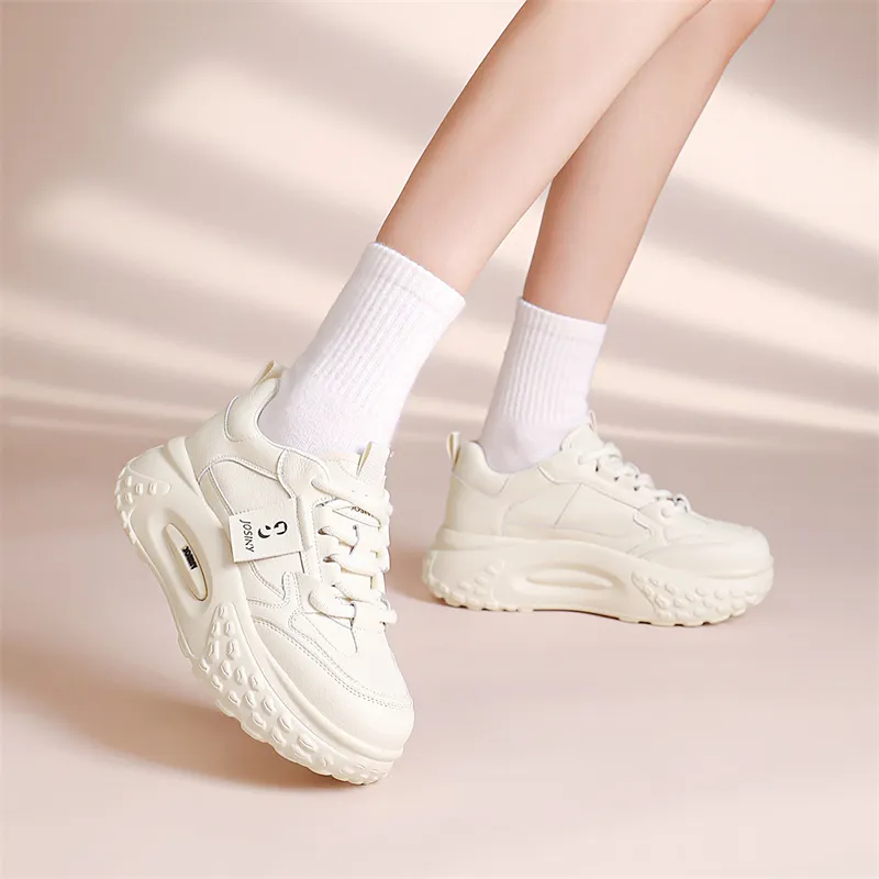 JOSINY Cushioning Height Increase Low Top Casual Shoes 5.5cm Women's-12