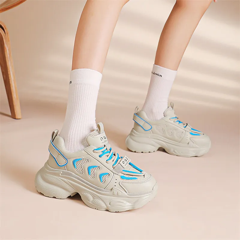 JOSINY Low-Top Chunky Sneakers 7cm Women's-5