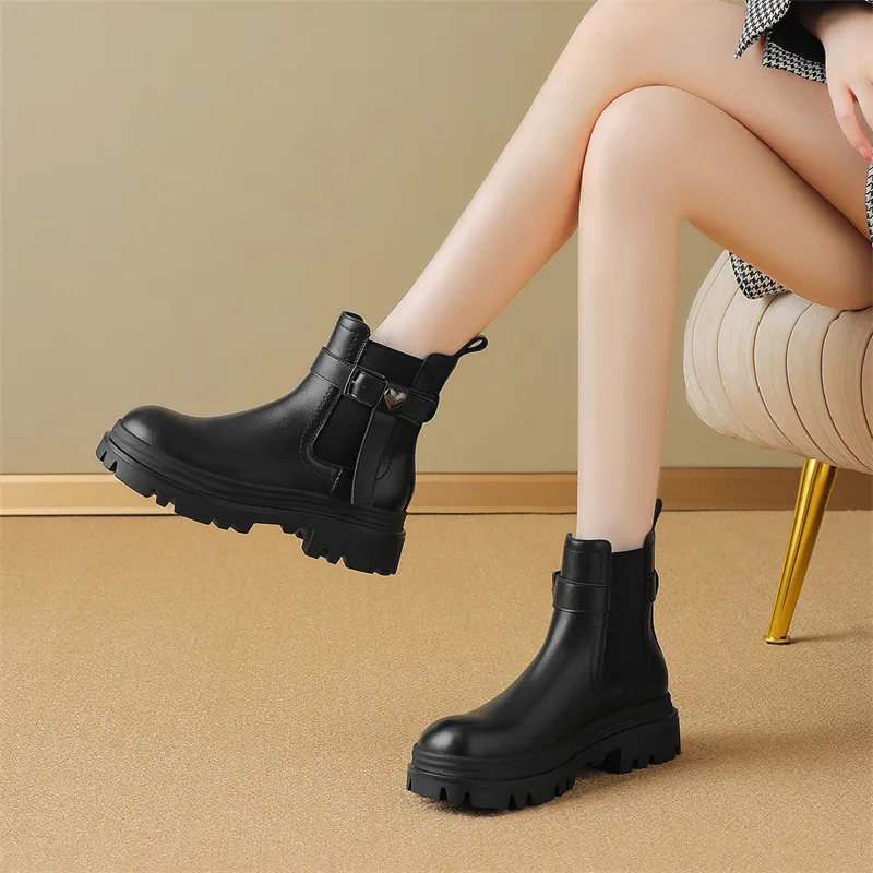 JOSINY Short Chelsea Boots 5.5cm Women's-5