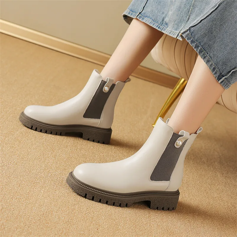 JOSINY Short Chelsea Boots 4cm Women's-10