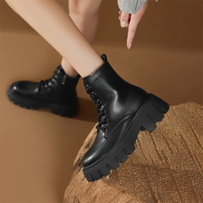 JOSINY Ankle Boots 6.5CM Women's Black-4