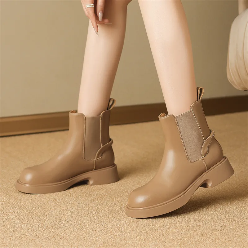 JOSINY Short Chelsea Boots 4cm Women's-8