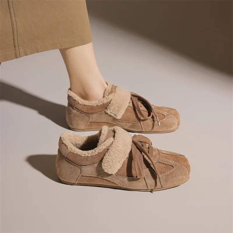 JOSINY Casual Shoes Women's Low Top Camel/Apricot-6