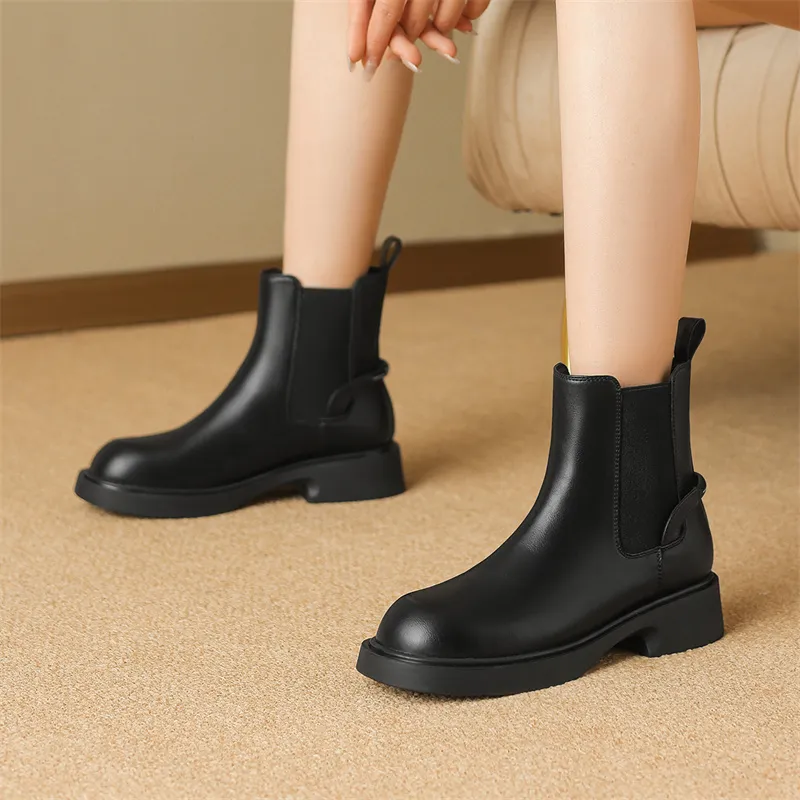 JOSINY Short Chelsea Boots 4cm Women's-4
