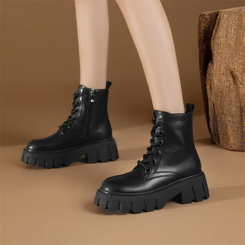 JOSINY Ankle Boots 6.5CM Women's Black-3