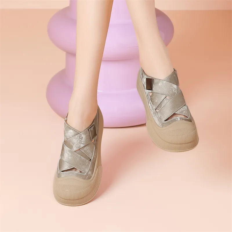 JOSINY Abrasion Resistant Breathable Low Top Casual Shoes Women's Khaki-4