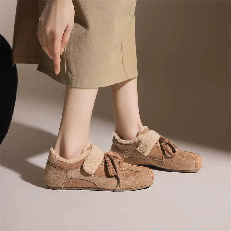 JOSINY Casual Shoes Women's Low Top Camel/Apricot-3