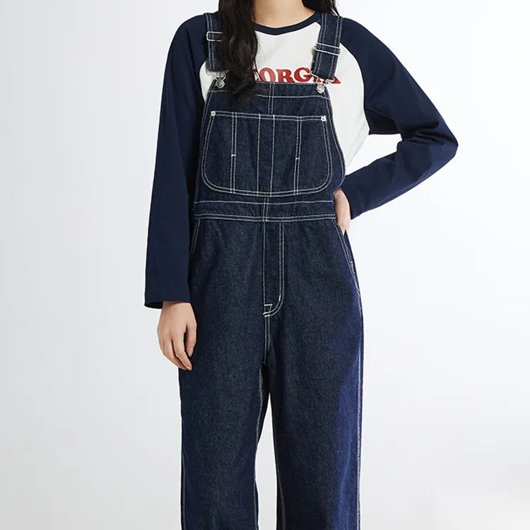 SPAO Overalls Women's Marine Blue-2