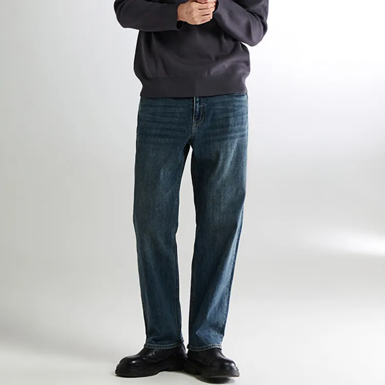 SPAO Jeans Men Denim Dark Blue-1