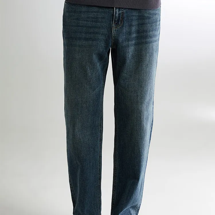 SPAO Jeans Men Denim Dark Blue-3