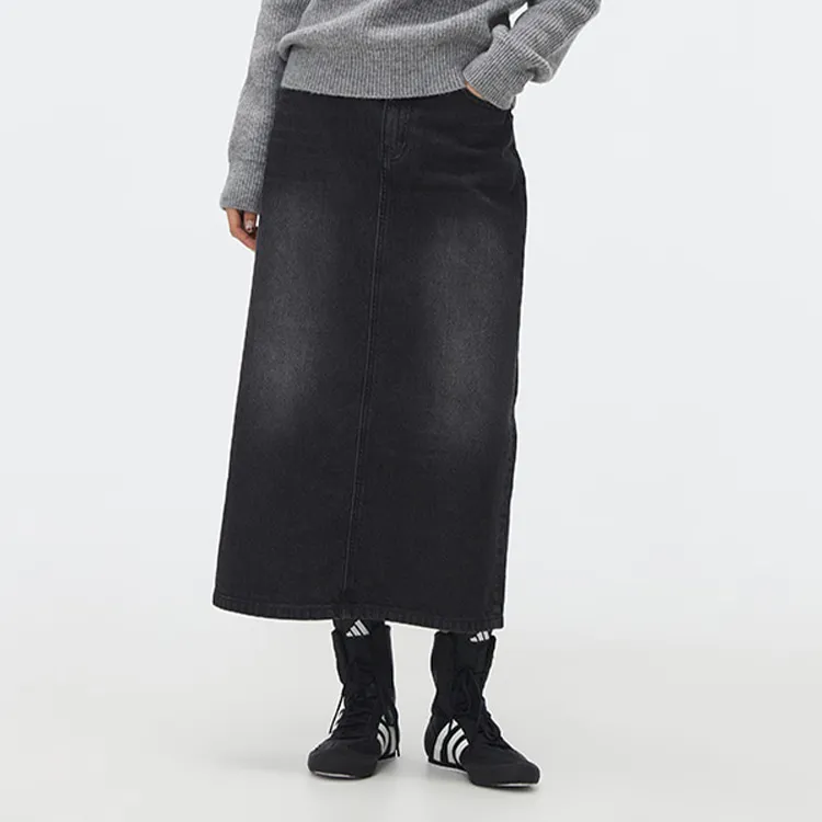 SPAO Denim Long Skirts Women's-1