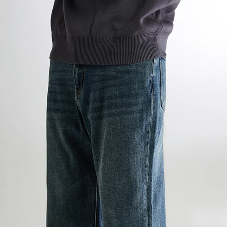 SPAO Jeans Men Denim Dark Blue-5