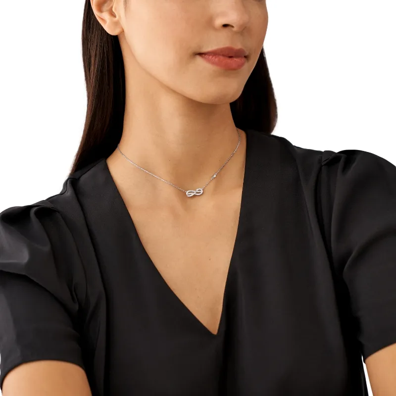 EMPORIO ARMANI Sterling Silver Station Necklace-2
