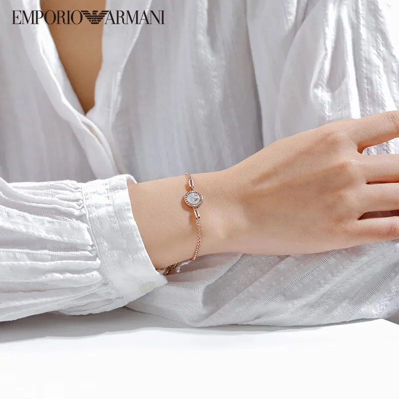 EMPORIO ARMANI Stainless Steel Bracelets Women's Rose Gold-1