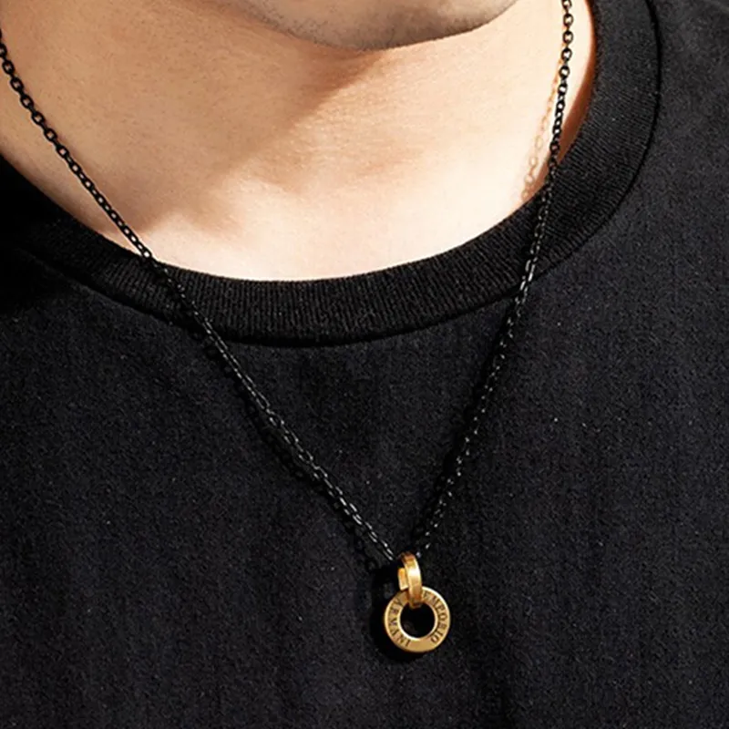 EMPORIO ARMANI Titanium Steel Necklaces Men's-2