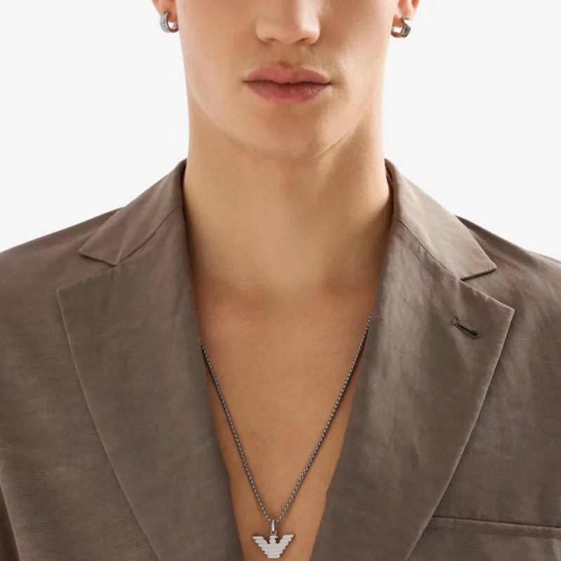 EMPORIO ARMANI - Necklaces Men's Silver-4
