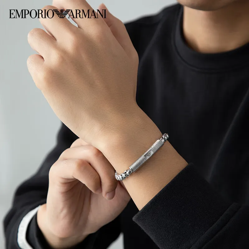EMPORIO ARMANI BOX CHAIN Bracelets Men-4