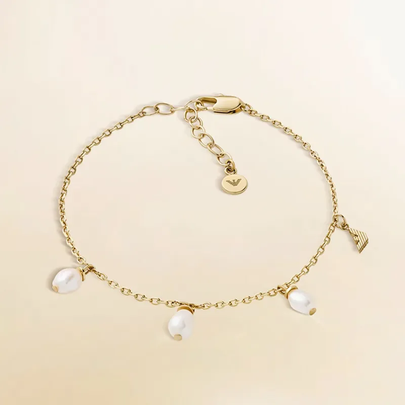 EMPORIO ARMANI Gold Tone Brass Bracelet-2