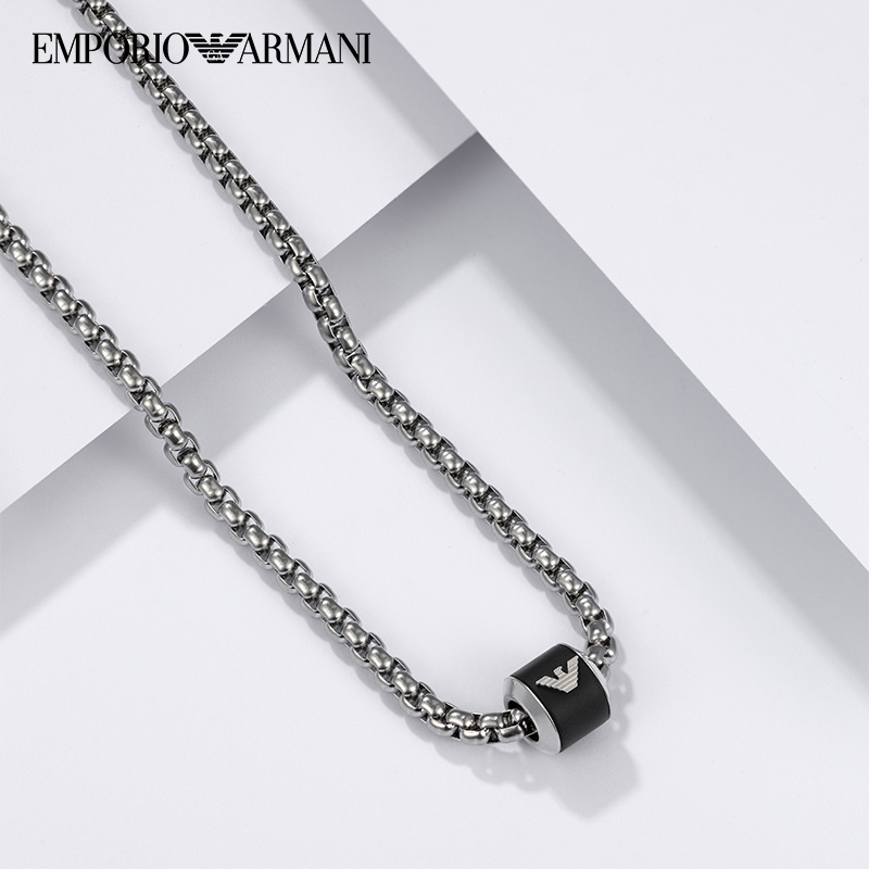 ネックレス・チョーカー EMPORIO ARMANI SS25 NECKLACE (EM002029 AF15811 U6167) Emporio Armani Emporio Armani Pendant Necklace Stainless