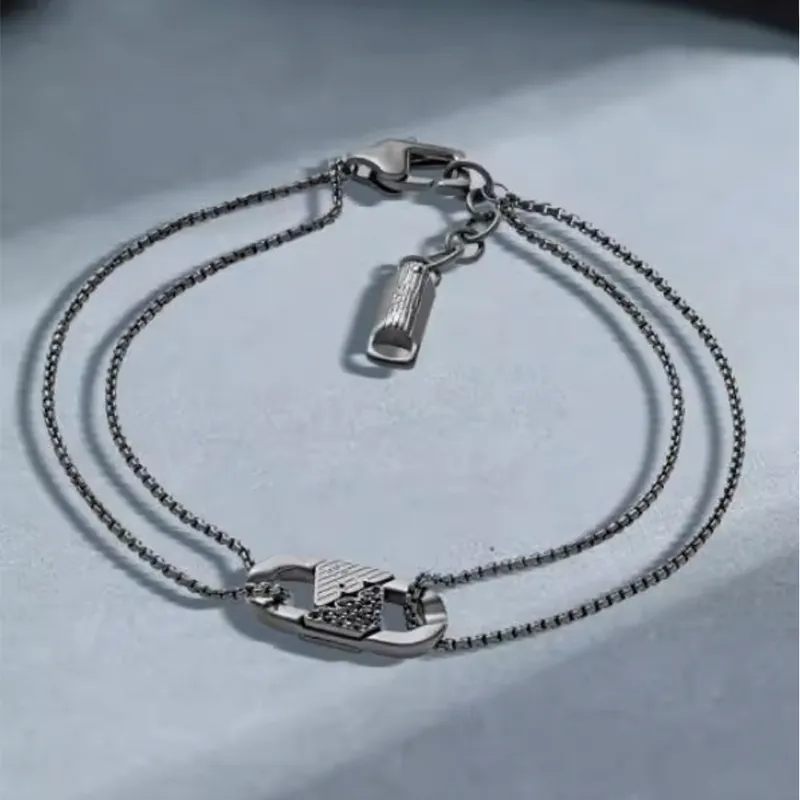 EMPORIO ARMANI - Bracelets Men's Black-5