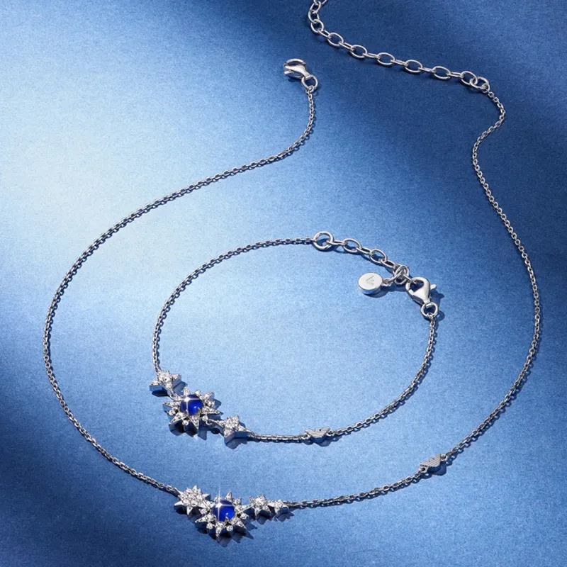 EMPORIO ARMANI Sterling Silver Station Necklace-2