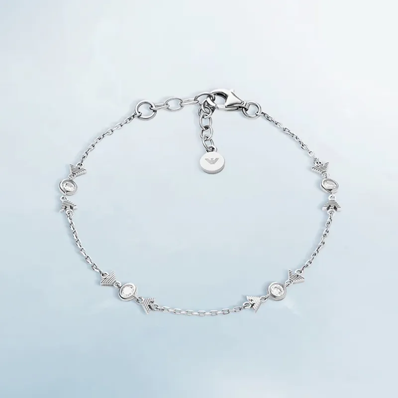 EMPORIO ARMANI 925 Sterling Silver Bracelets Women's Silver-2