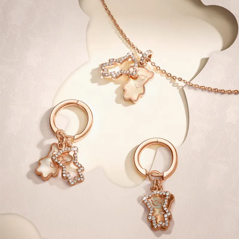 EMPORIO ARMANI Brass Mother of pearl Necklaces Women's-2