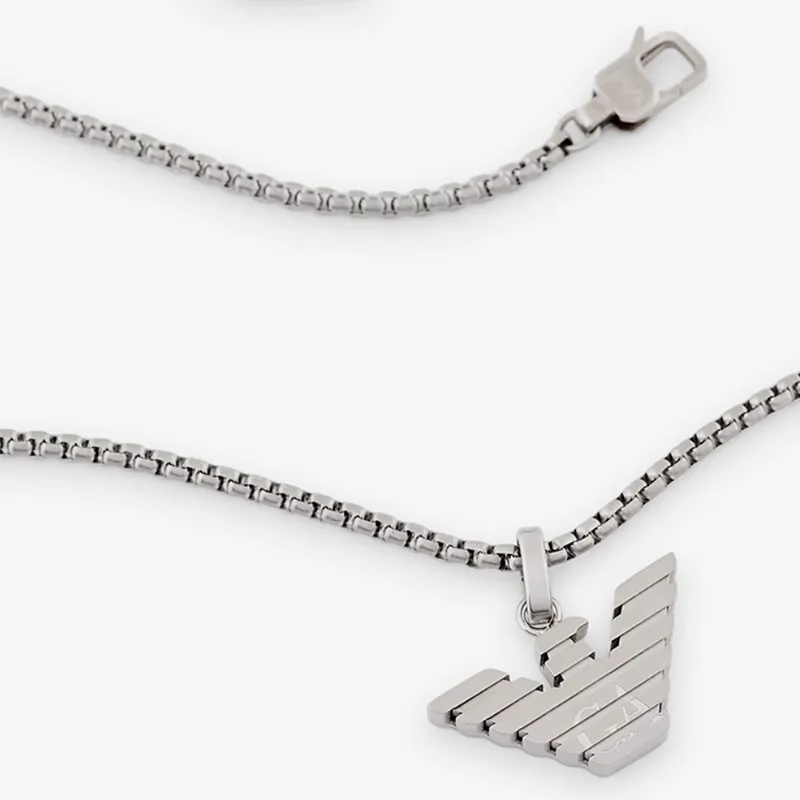 EMPORIO ARMANI - Necklaces Men's Silver-3