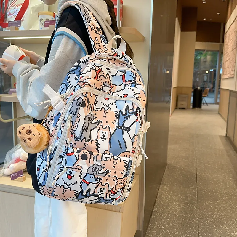 Xuan Xi Nylon Backpack Regular Unisex White-6