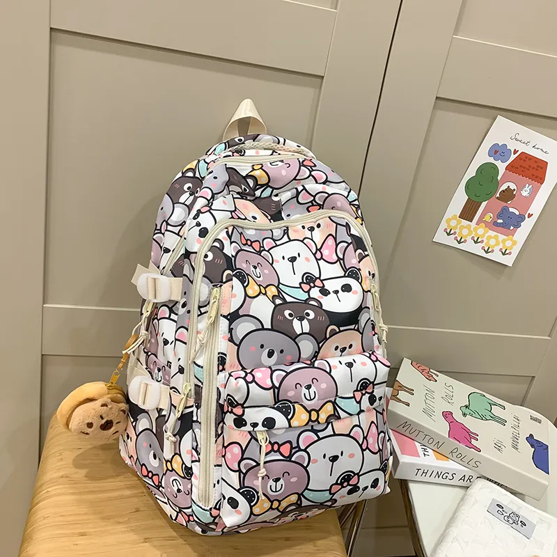Xuan Xi Nylon Backpack Regular Unisex White-8