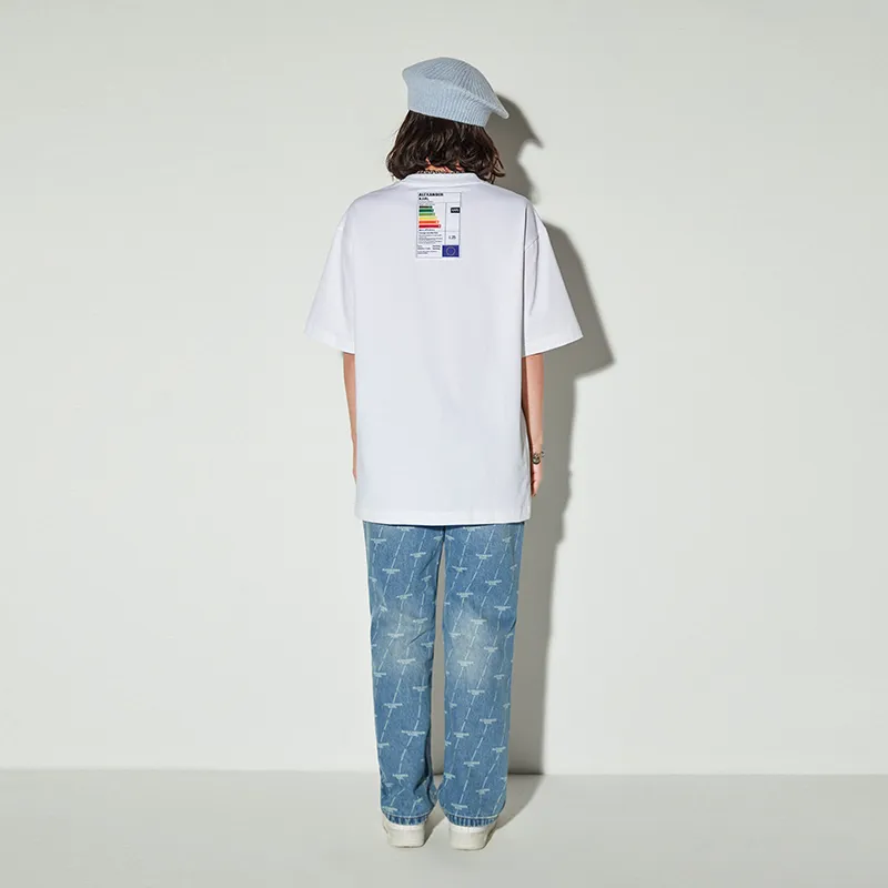 FEICUI T Shirts Unisex White-2