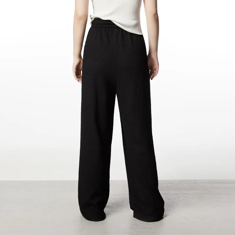 Jinggu Casual Pants Women's Slimming Black-3