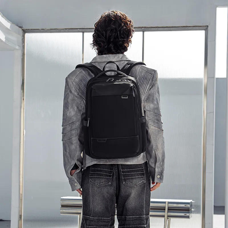 ARCTIC HUNTER Nylon Backpack Regular Men's Black/Khaki-3