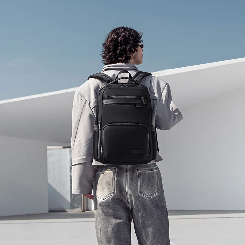 ARCTIC HUNTER Nylon Backpack Regular Men's Black/Khaki-2