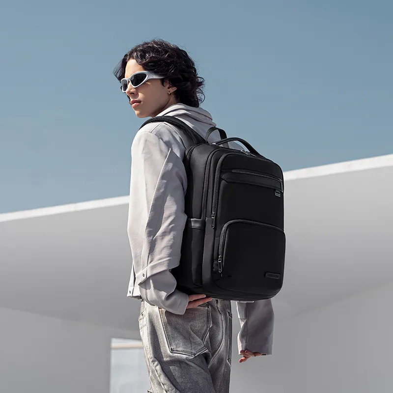 ARCTIC HUNTER Nylon Backpack Regular Men's Black/Khaki-5