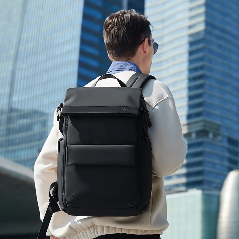 ARCTIC HUNTER Polyester Backpack Unisex Black/Gray-6
