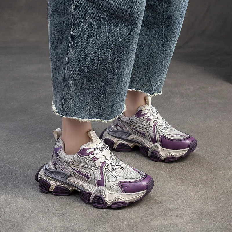 PLO CART Low Top Chunky Sneakers Women's-10