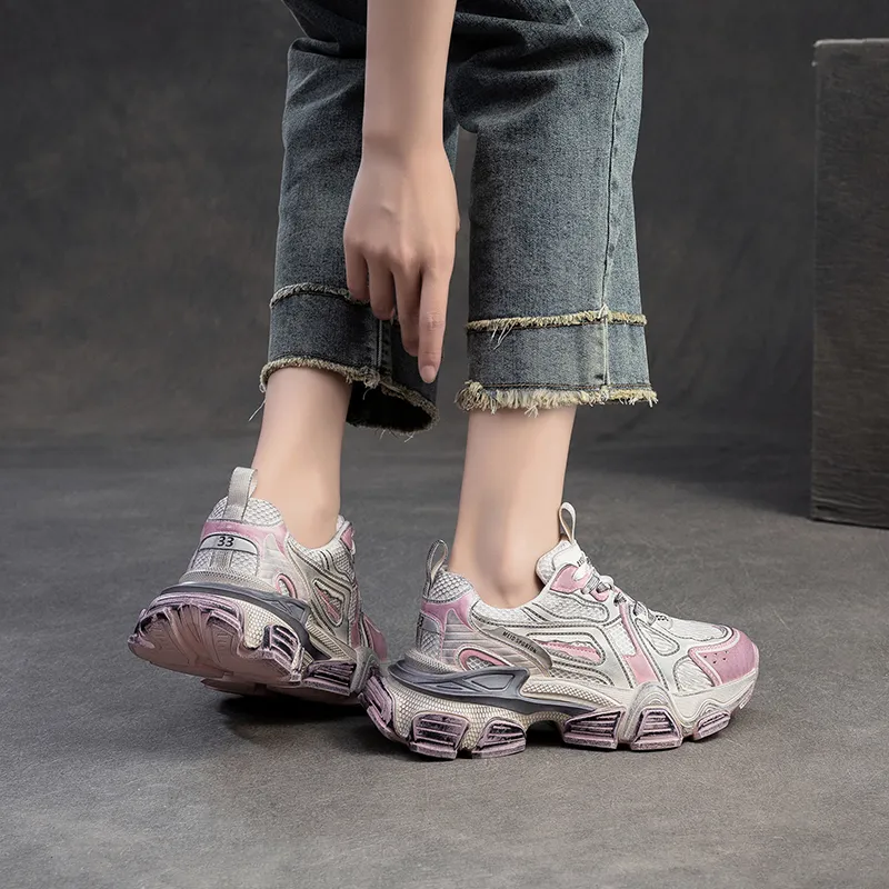 PLO CART Low Top Chunky Sneakers Women's-4